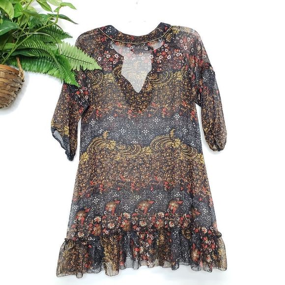 Patterson J. Kincaid Sheer Dress Size S - Picture 8 of 11